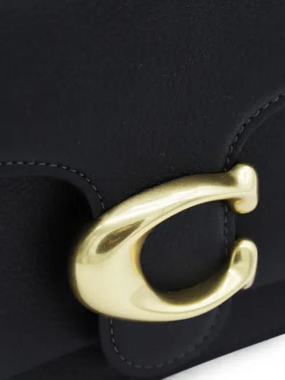 Coach Tabby Chain Leather Shoulder Bag In White