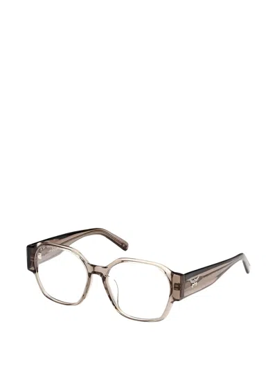 Mcm Rectangle-frame Glasses In Multi