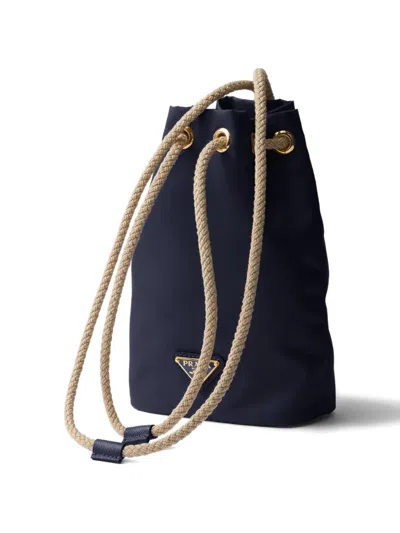 Prada Re-nylon Smartphone Case In Blue