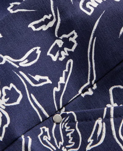 Inc International Concepts Women's Printed Pull-on Shorts, Macy's Exclusive In Blue
