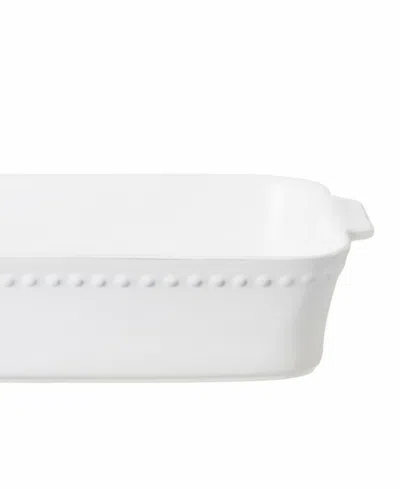Costa Nova Pearl 82 Oz. Rectangular Baker In White