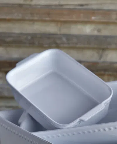 Costa Nova Pearl 11" Rectangular Baker In White