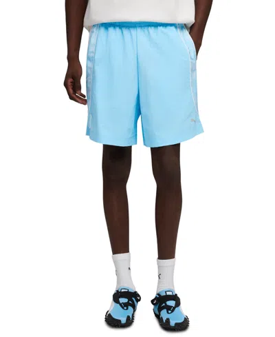 Puma Tech-x Relaxed Shorts In Blue