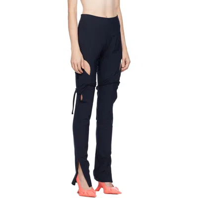 Ottolinger Hollow-out Casual Pants In Blue
