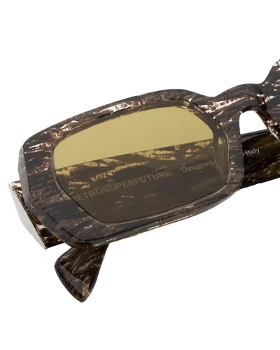 Retrosuperfuture Rectangle-frame Sunglasses In Brown