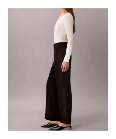 Calvin Klein Regular-fit Tailored Pants In Multi