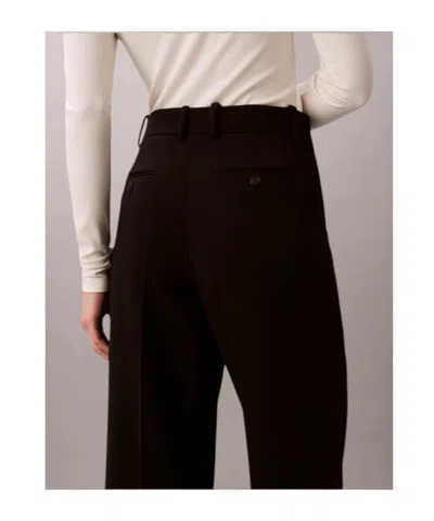Calvin Klein Regular-fit Tailored Pants In Multi