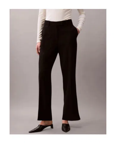 Calvin Klein Regular-fit Tailored Pants In Multi