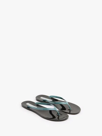 Christopher Esber Jo Thong-strap Flip-flops In Blue