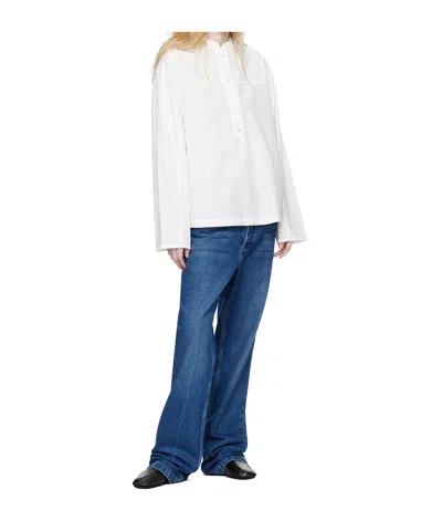 Studio Nicholson Belt Loop Jeans In Blue