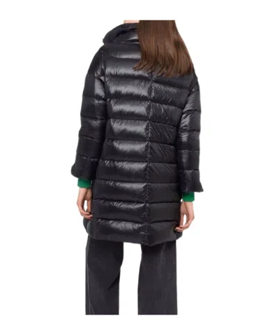 Herno Long-sleeved Down Jacket In Multi