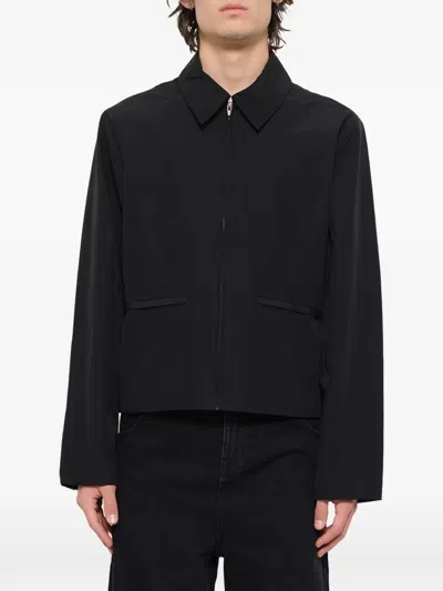 Entire Studios Wight Zip-up Jacket In Black