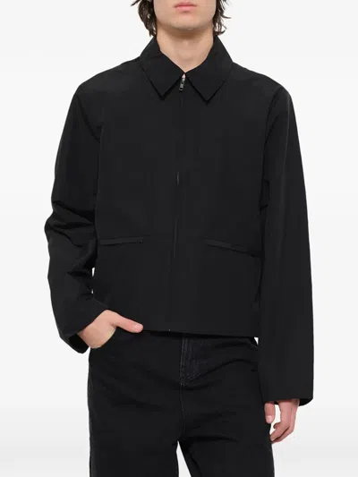 Entire Studios Wight Zip-up Jacket In Black