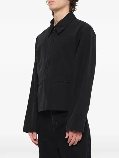 Entire Studios Wight Zip-up Jacket In Black