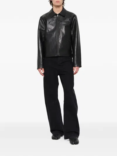 Entire Studios Corehide Leather Jacket In Black