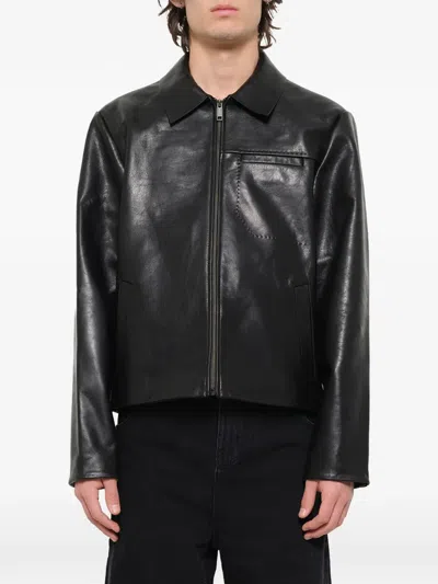 Entire Studios Corehide Leather Jacket In Black