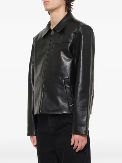 Entire Studios Corehide Leather Jacket In Black