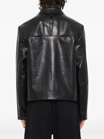 Entire Studios Corehide Leather Jacket In Black