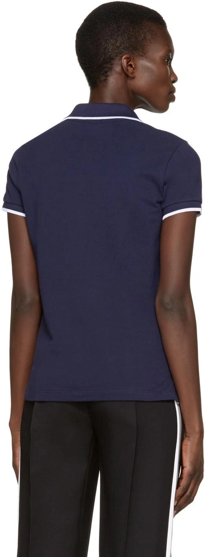 Shop Kenzo Navy Tiger Patch Polo