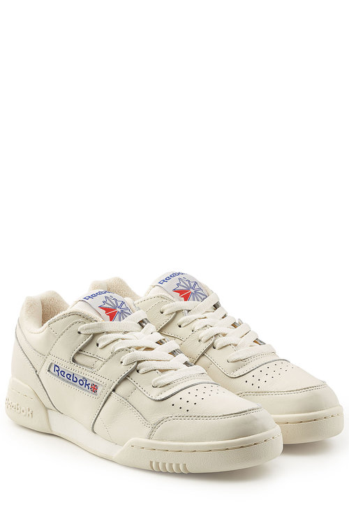 reebok classics off white workout plus vintage sneakers