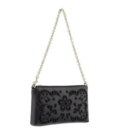 Shop Dolce & Gabbana Embroidered Florals Micro Bag