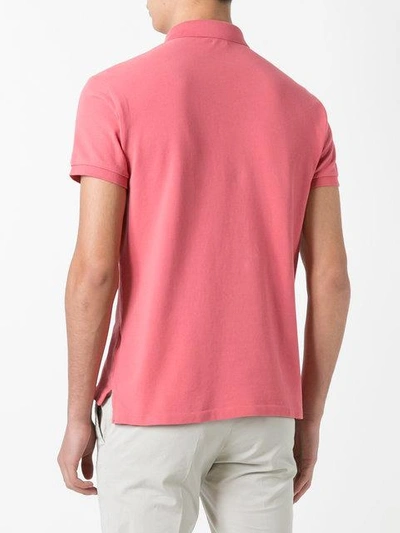 Shop Polo Ralph Lauren Classic Polo Shirt - Farfetch In Pink