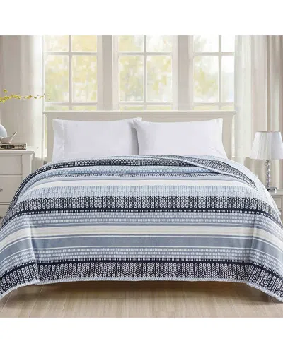 Luxury Home Printed Microfiber Bed Blanket In Multi