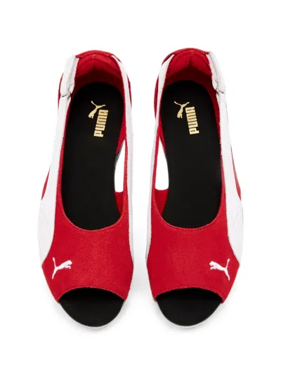 Puma Speedcat Touch-strap Sandals In Red