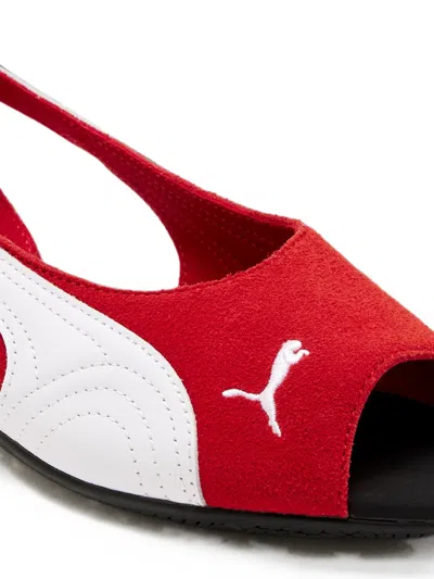 Puma Speedcat Touch-strap Sandals In Red