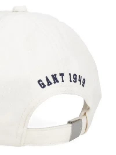 Gant Logo-patch Cap In White