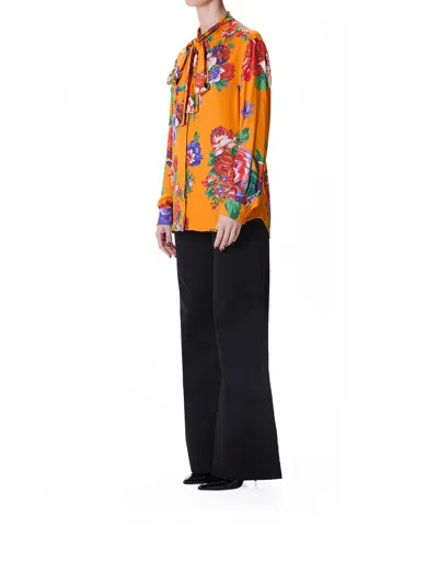 Moschino Roses Shirt In Multi