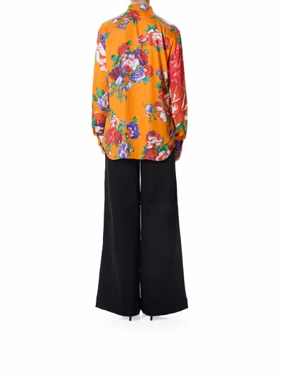 Moschino Roses Shirt In Multi