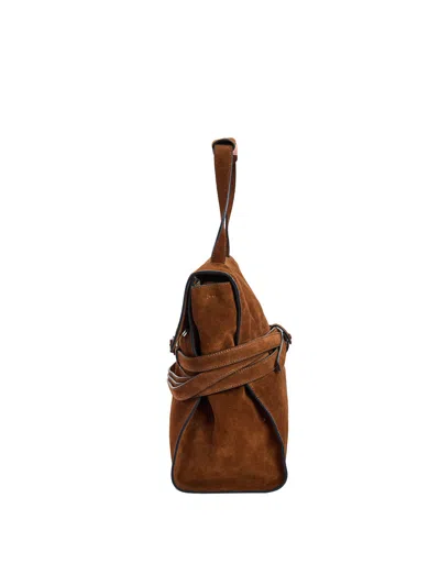 Moschino Versatile Shoulder Bag Adjustable Strap In Brown