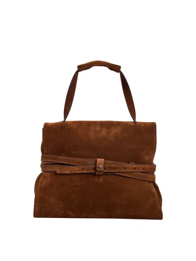 Moschino Versatile Shoulder Bag Adjustable Strap In Brown