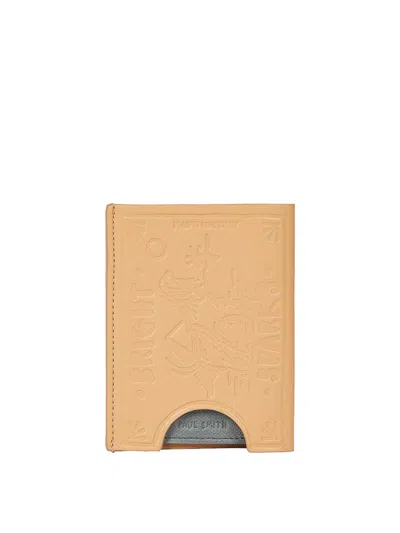 Paul Smith Match Box Matchstick Pattern Card Holder In Brown