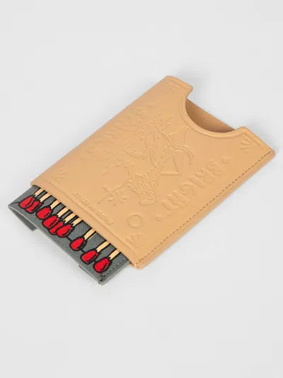 Paul Smith Match Box Matchstick Pattern Card Holder In Brown