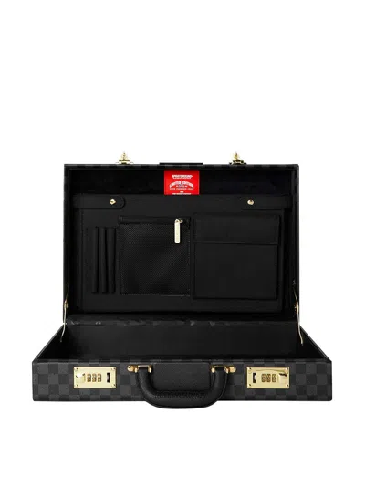 Sprayground Spritz Black Briefcase In Black
