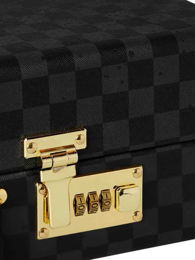 Sprayground Spritz Black Briefcase In Black