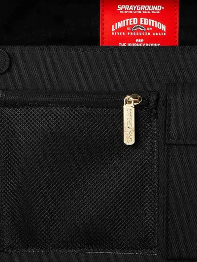 Sprayground Spritz Black Briefcase In Black
