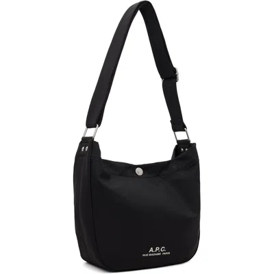 A.p.c. Journal Messenger Bag In Black
