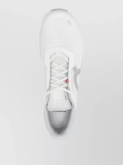 On Fabric Low-top Sneakers In White