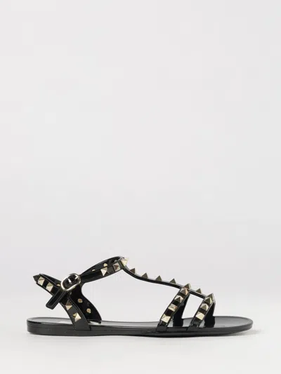 Valentino Garavani Heeled Sandal Woman In Black