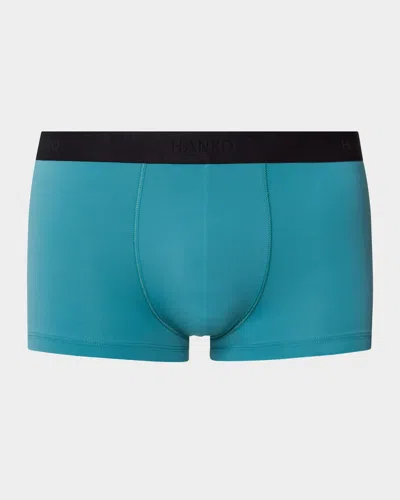 Hanro Micro Touch Boxer Briefs In Green