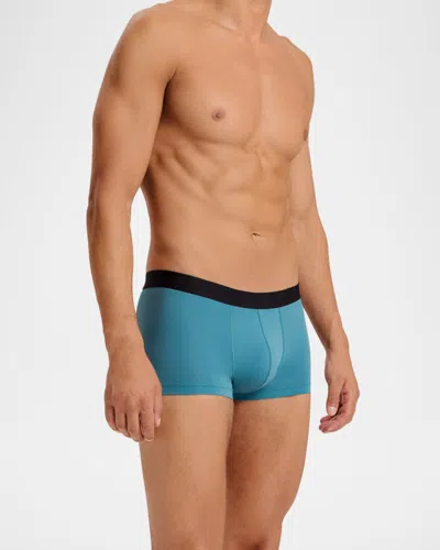 Hanro Micro Touch Boxer Briefs In Green