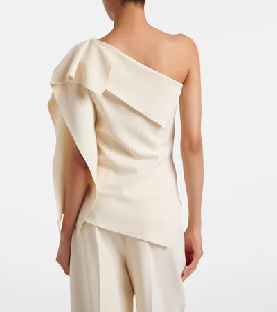 Fforme Lavinia Draped One-shoulder Top In Multi