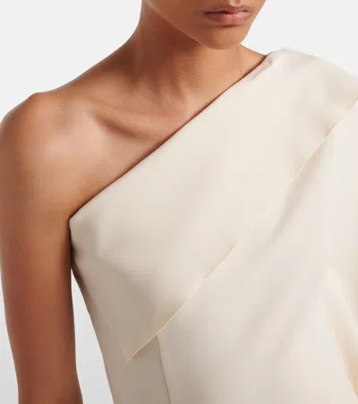 Fforme Lavinia Draped One-shoulder Top In Multi