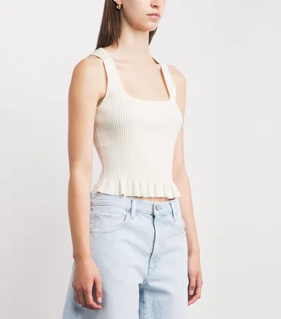 Paige Cotton-blend Bronwyn Tank Top In White