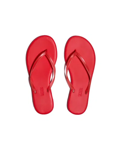 Tkees Aqua Jelly Flip Flops Sol Red