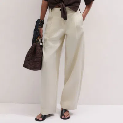 Me+em Cotton Tie Front Beach Shirt Cocoa Brown