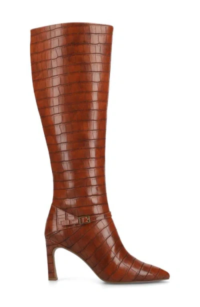 Journee Collection Elara Tall Boot In Multi